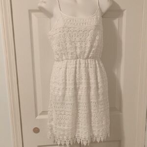 Forever 21 White Lace Mini Dress